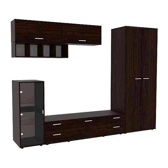 Стенка в гостиную Hugo-1, Венге Магия, 2860х520х2120 Львов