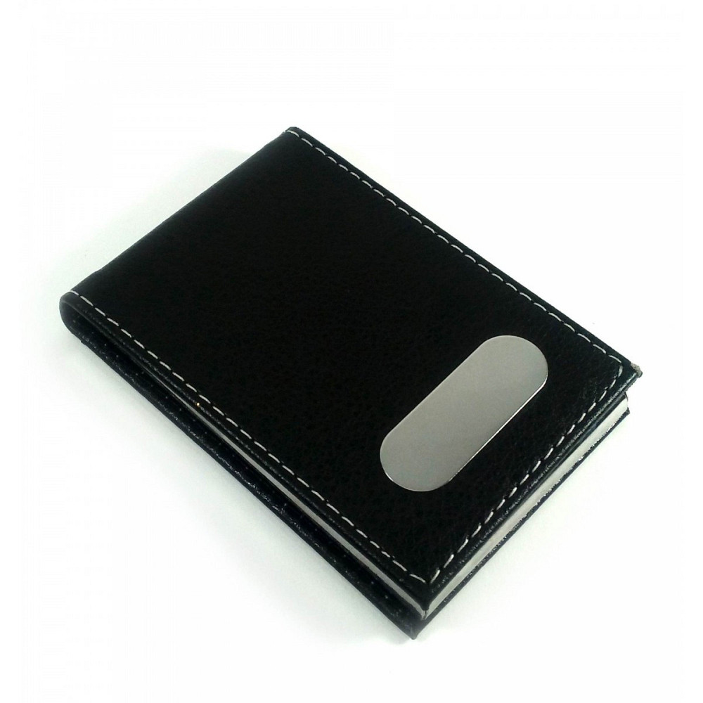 Візитниця кишенькова шкіряна на магніті Київ - фото 1