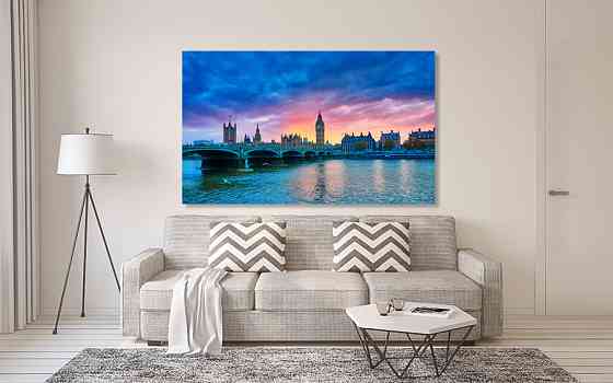 Картина холст в гостиную / спальню   Велика Британія     MLP_231 90х180см Киев