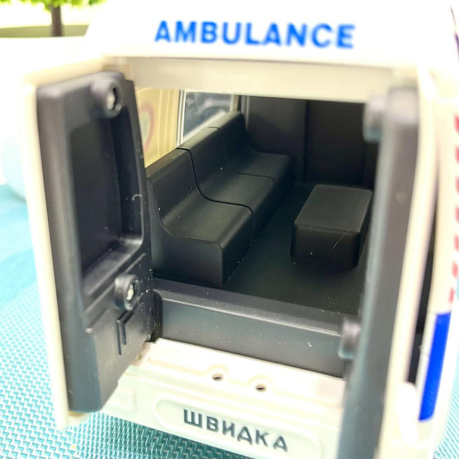 Машина Швидка допомога АвтоЕксперт відчиняються двері звук пісні інерція Біла (89091) Чернигов - изображение 9