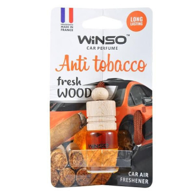 Ароматизатор для автомобіля WINSO Fresh Wood Anti Tobacco 4,5мл (530290) Вінниця - фото 1