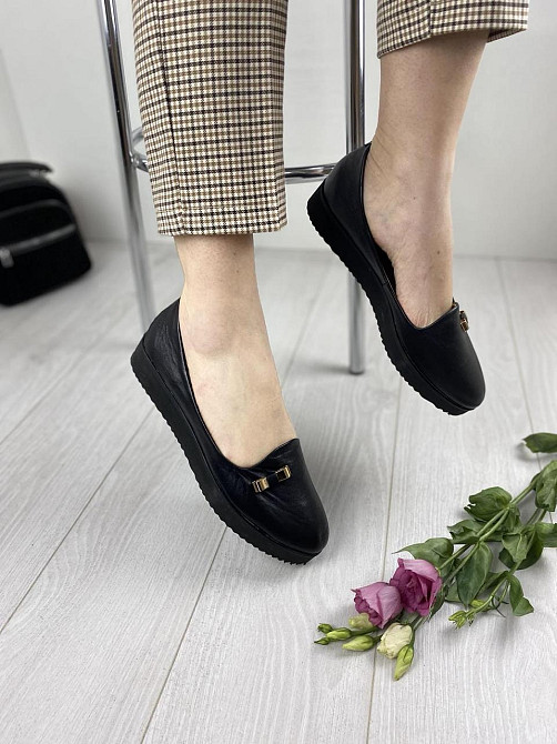 Kentro Балетки жіночі KENTO 01481/1 чорні (весна-осінь, шкіра натуральна) (3371) 36р.38р.40р. Коломыя - изображение 3