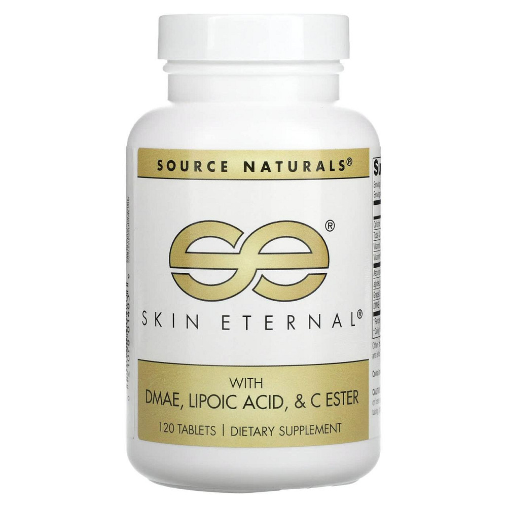 DMAE+Альфа-липоевая кислота Source Naturals Skin Eternal 120 таблеток Киев - изображение 5