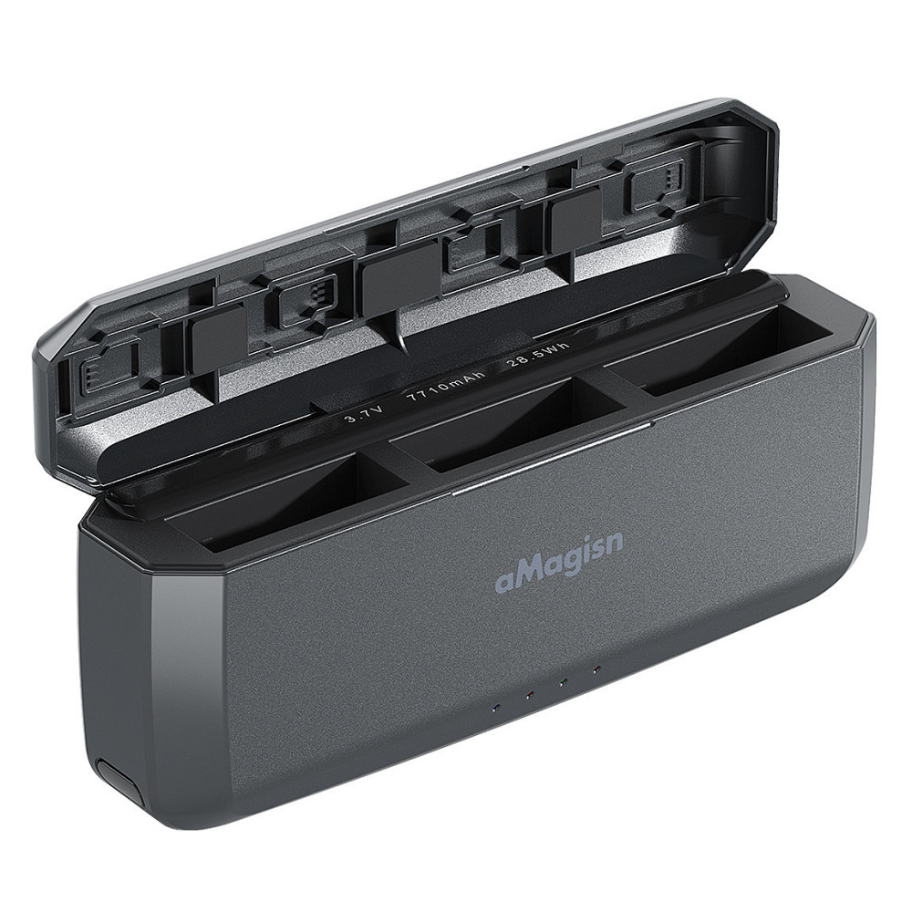 Зарядка повербанк Action 6/5 Pro/Osmo 360 7710мАгод швидка три слоти 20Вт PD3 aMagisn AA20 Київ - фото 1