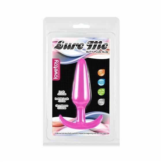 Анальная пробка - Lure Me Butt Plug S Pink Sex Aura Киев - изображение 1