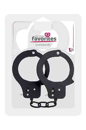 Наручники металеві Dream toys BondX cuffs, чорні Sex Aura Київ