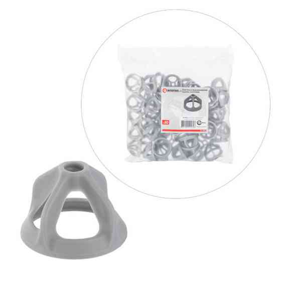 Система вирівнювання плитки гвинтова, гайка, 50 шт. INTERTOOL KT-4956 Київ