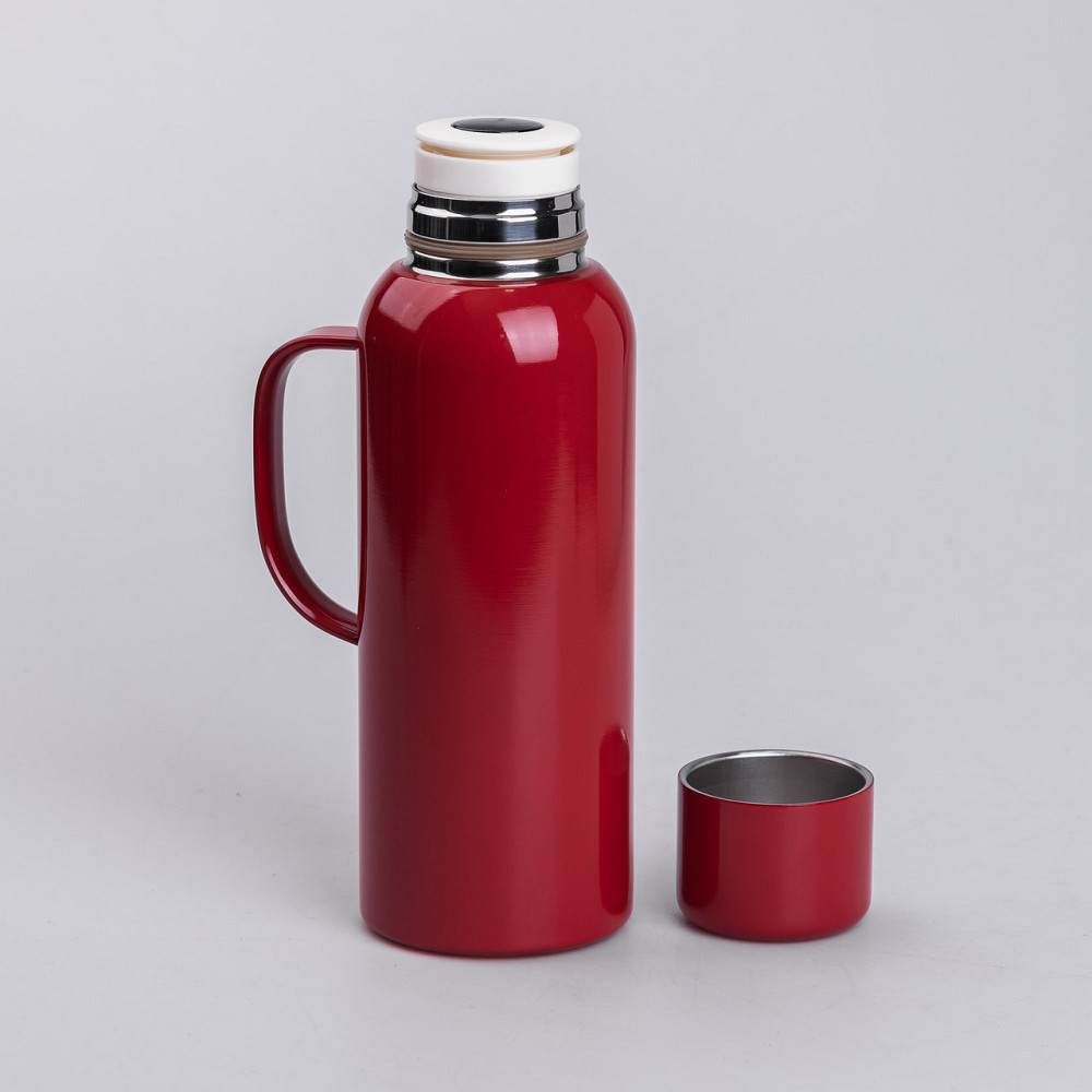 Термос Vacuum с датчиком температуры на 820 мл красный HP-14-55R Киев - изображение 3