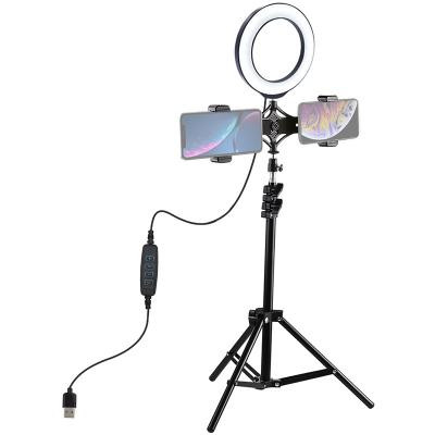 Набор блогера Puluz Ring USB LED lamp 6.2"+ tripod 1.1m (PKT3036) Винница - изображение 1