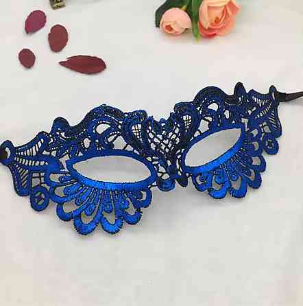 Святкова маска для вечірок на лице one size синій Київ
