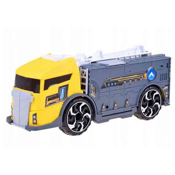 Игрушечный трейлер с контейнером P905-A и краном Винница