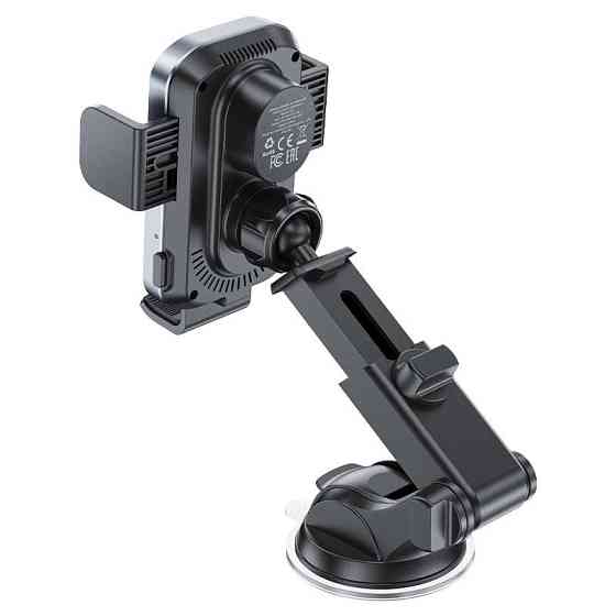 Автомобильный держатель для телефона с БЗП ACEFAST D53 wireless charging car holder with electric clamp for dashboard Black Одесса