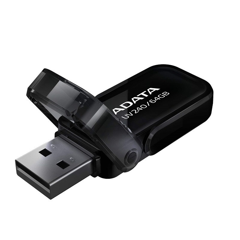 Флеш-накопичувач ADATA USB 2.0 AUV 240 64Gb Black Київ - фото 13