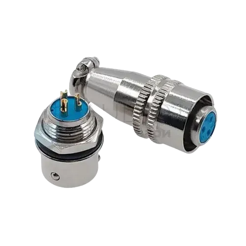 Роз'єм XS9 швидкороз'ємний 3pin (штекер кабельний+гніздо монтажне) Полтава - фото 1