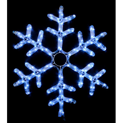 Гірлянда Delux Motif flash Snowflake 55 см білий IP44 EN (90012963) Вінниця - фото 1