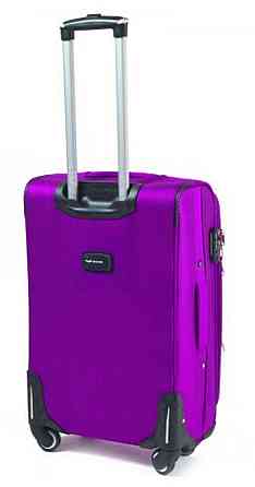 Валіза тканинна WINGS 1708 середня 66 см фіолетова 4 колеса Київ