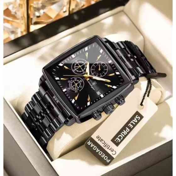 Чоловічий наручний годинник Poedagar Parus (Чорний) Вінниця