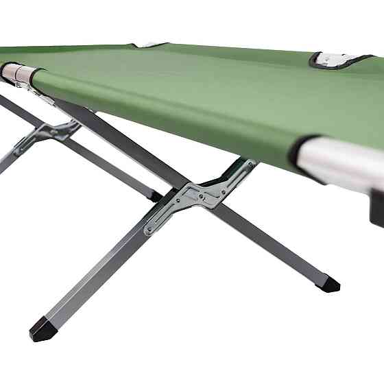 Лежак розкладний туристичний 190х70х44 см похідна розкладачка складна Зелена SJ-0021 Київ