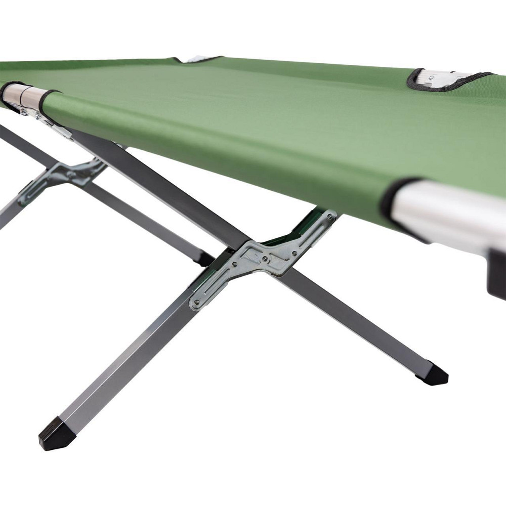 Лежак розкладний туристичний 190х70х44 см похідна розкладачка складна Зелена SJ-0021 Київ - фото 3