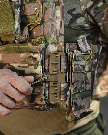 Плитоноска ZVER Мультиком зі швидким скиданням. MOLLE 11 підсумків ВТ4749 Київ - фото 9