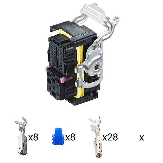 Електричний з'єднувач, 36-контактний, Ебу, Чорний, Пластик, метал, Київ