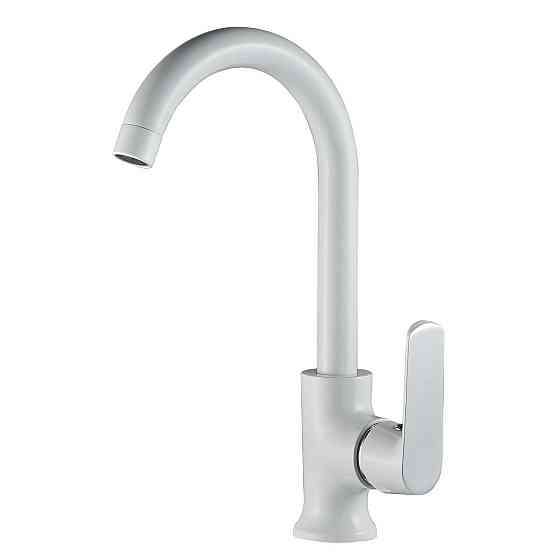 Смеситель для кухни Globus Lux Laguna GLA-0203SL-7-WHITE (000022567) Киев