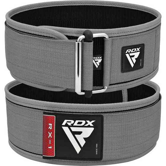 Пояс для важкої атлетики RDX RX1 Weight Lifting Belt Grey M Каменское