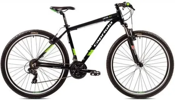 Велосипед Capriolo LEVEL 9.1, 29"X21" czarno-zielony Київ