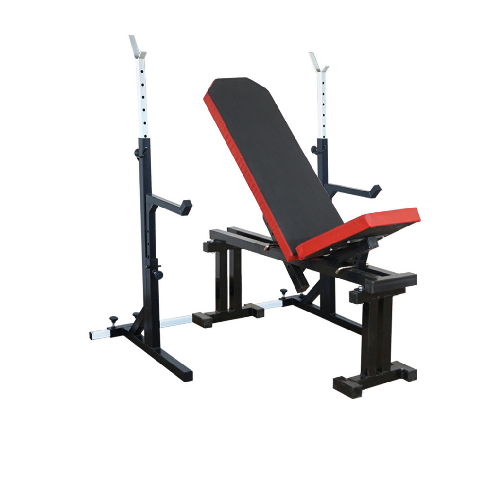 Лавка для жиму регульована 40 на 40 мм + Стійки зі страховкою 40 на 40 мм Київ - фото 1