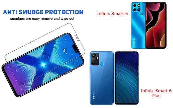 Защитное стекло NeoGlass для Infinix Smart 6, Smart 6 Plus – ультрапрозрачное и устойчивое Киев