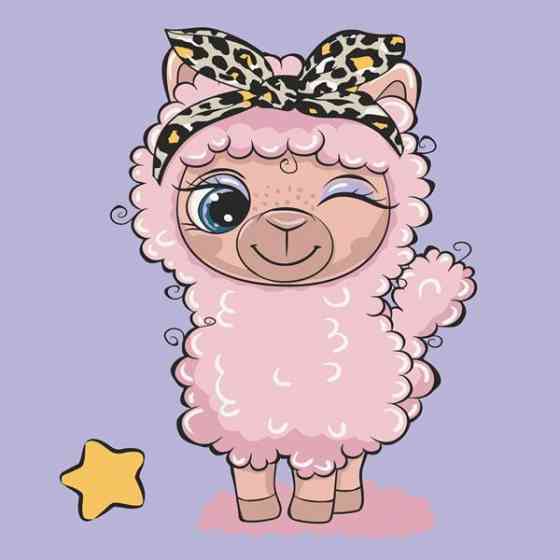 Картина за номерами ArtCraft Лама 30х30 см (15089-AC) Харьков