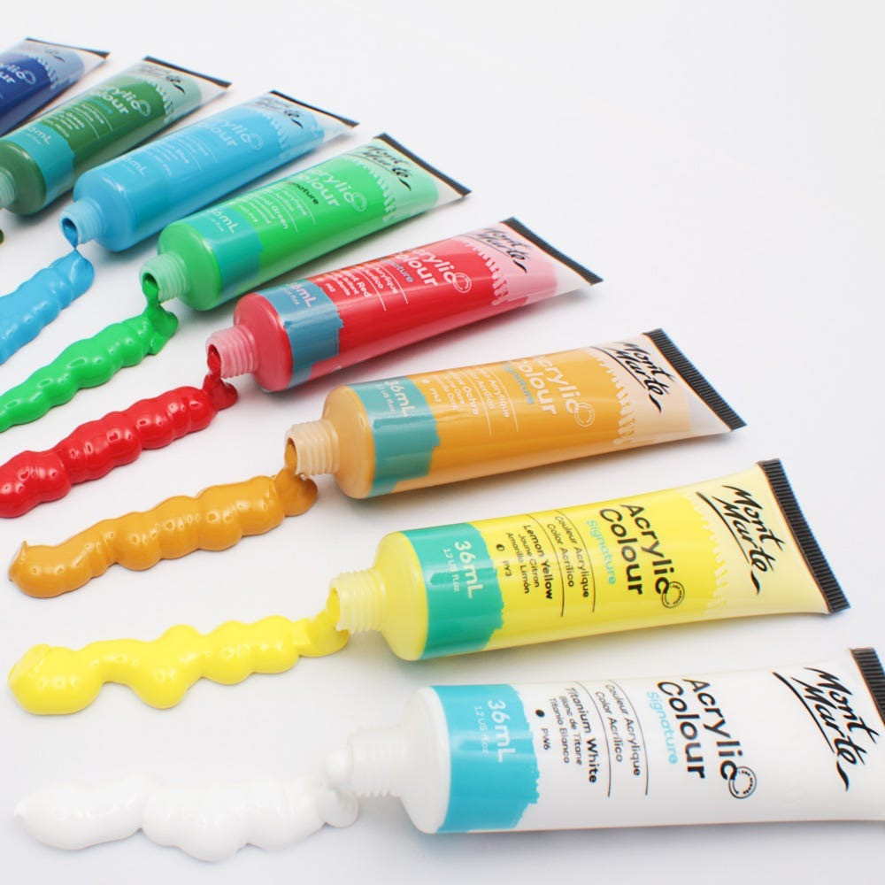 Фарби акрилові для малювання Mont Marte Acrylic Color Paint Set Signature 24pc x 36ml Різні кольори Кам'янець-Подільський - фото 8