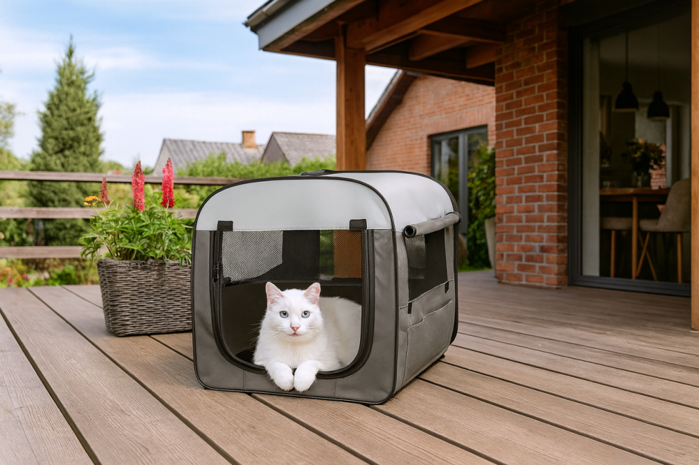 Сумка-переноска Trixie «Tcamp» 50 x 50 x 60 см (сіра) Київ - фото 1