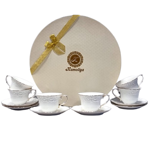 Сервіз чайний Біла ніч 12 предметів (ч.220мл + блюдце d15,5см) 1707 S&T
    
            
                Сервіз чайний Біла ніч 12 предметів (ч.2 Житомир