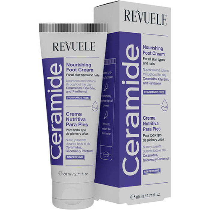 Питательный крем для ног Ceramide Revuele 80 мл Киев - изображение 3