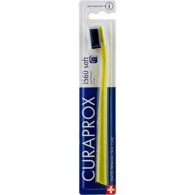 Зубна щітка Curaprox CS 1560 Soft М&apos;яка D 0.15 мм Салатова із синьою щетиною (CS 1560-07) Вінниця
