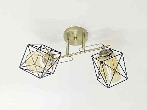 VALESO Люстра на два плафони 91207/2 бронза+чорний Коломыя