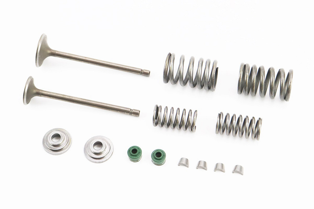 Клапана випускний (h-93; d-24), впускний (h-94; d-29) повний к-кт 2шт 125cc Київ - фото 1