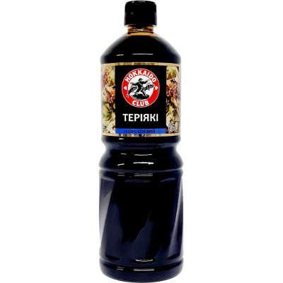 Соус Hokkaido Club Соевый Терияки 1 л (4820172440895) Винница - изображение 1
