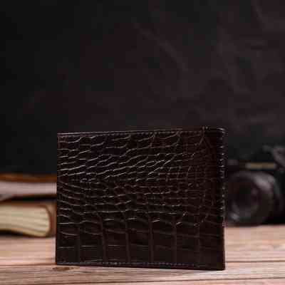 Портмоне Canpellini Из натуральной кожи Коричневое (21870) Винница