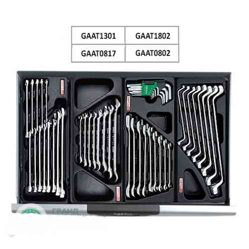 Тележка с инструментом для автосервиса TOPTUL (Pro-Plus) 7 секций 305 ед. красная GCAJ305H Одесса