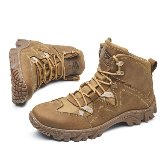 Тактичні шкиряні БОТИНКИ БЕРЦІ зі шкіри та кордури, прошиті , НЕ ПРОМОКАЮТЬ 46 (30,5) Харків