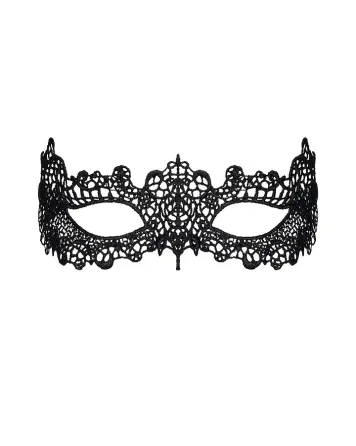 Мереживна маска Obsessive A701 mask, єдиний розмір, чорна Львів