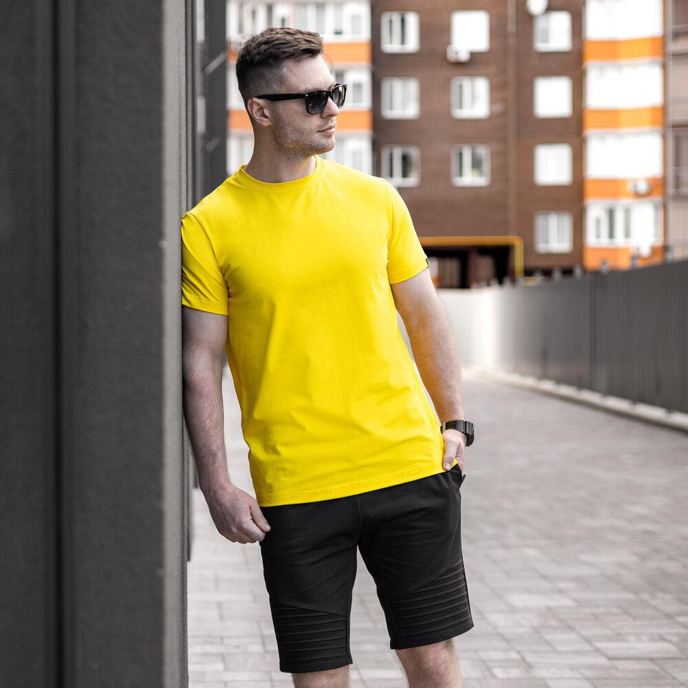 Чоловіча футболка жовта Pobedov Peremoga Київ - фото 2