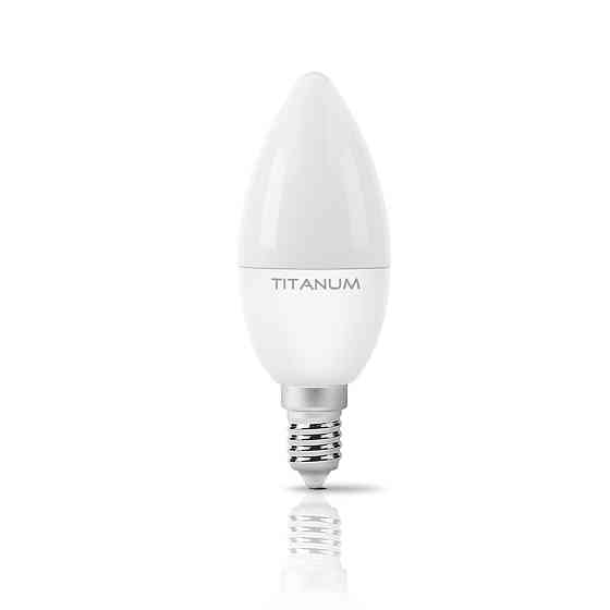 Лампа LED C37 6W E14 4100К 220V Titanum Житомир