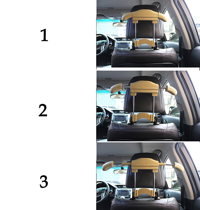 Вешалка для автомобиля раздвижная на 3 позиции!!!, автомобильная вешалка ЧЕРНАЯ Кременчуг - изображение 3