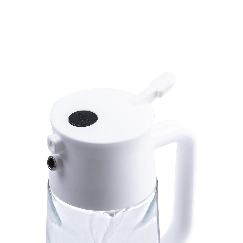 Бутилка для олії та оцту з розпилювачем 500 мл біла Київ - фото 4