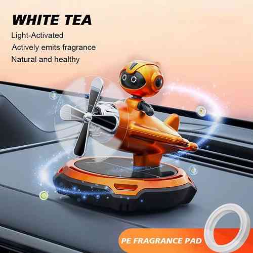 Ароматизатор Robot Pilot помаранчевого кольору на сонячній батареї Харків