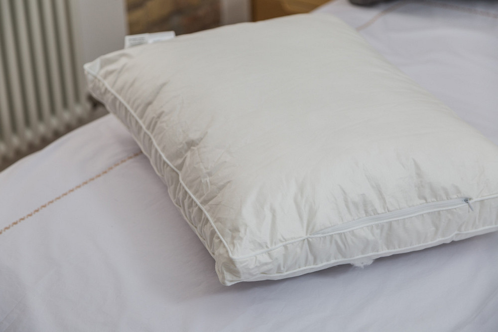 Ecotton Подушка Ecotton 50х70 см Ecofill Premium антиалергенна з кантом біопух біла в чохлі для Коломия - фото 8