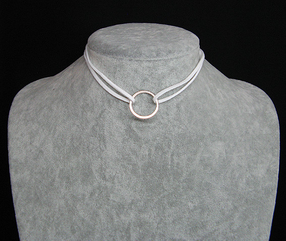 Чокер модний тренд 2018 білий Київ - фото 1